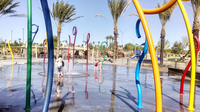 Riverview Park splash pad Mesa